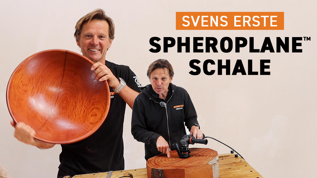 „Holz schnitzen: Erste Eindrücke vom Arbortech SpheroPlane