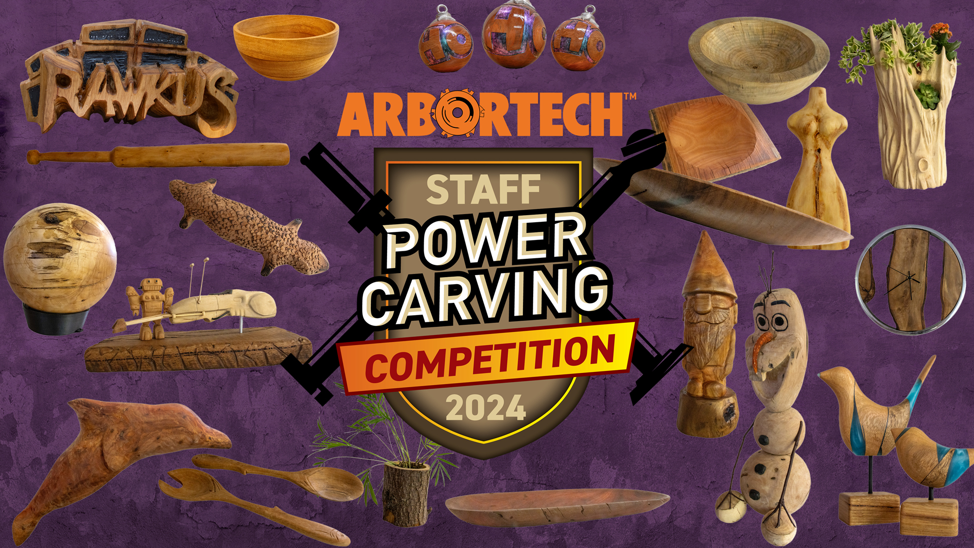 Arbortech Staff Power Carving Competition 2024